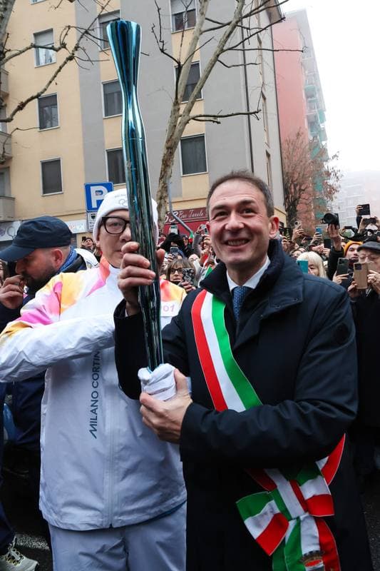 Olympic Winter Games Milano-Cortina 2026. Olympic Flame Passage. 06.02.2026