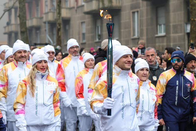 Olympic Winter Games Milano-Cortina 2026. Olympic Flame Passage. 06.02.2026