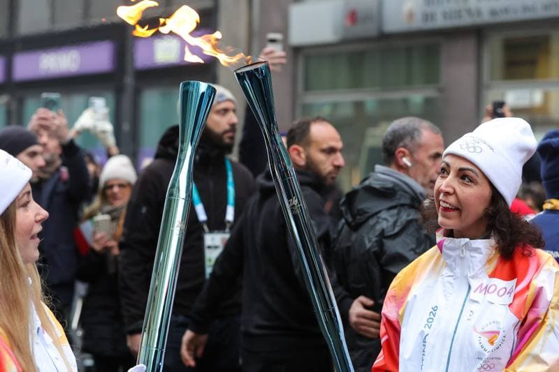 Olympic Winter Games Milano-Cortina 2026. Olympic Flame Passage. 06.02.2026