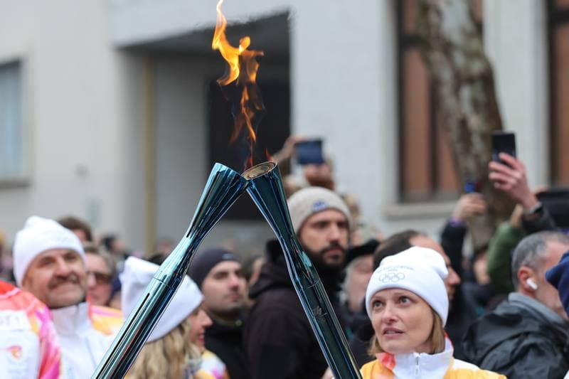 Olympic Winter Games Milano-Cortina 2026. Olympic Flame Passage. 06.02.2026
