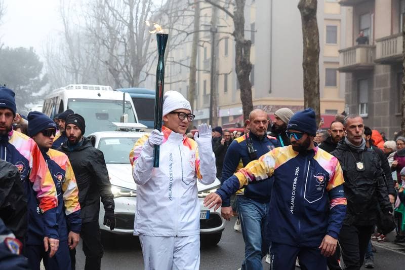 Olympic Winter Games Milano-Cortina 2026. Olympic Flame Passage. 06.02.2026