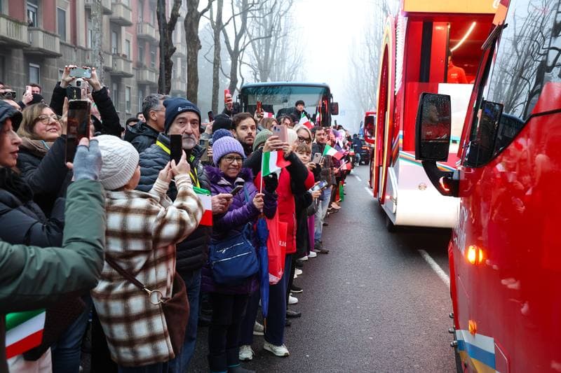 Olympic Winter Games Milano-Cortina 2026. Olympic Flame Passage. 06.02.2026