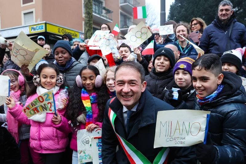 Olympic Winter Games Milano-Cortina 2026. Olympic Flame Passage. 06.02.2026