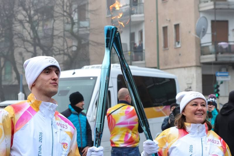 Olympic Winter Games Milano-Cortina 2026. Olympic Flame Passage. 06.02.2026