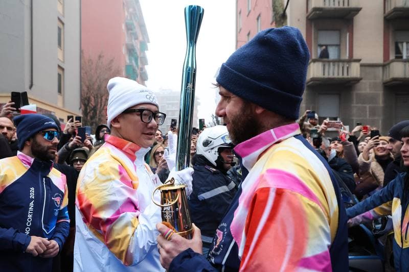 Olympic Winter Games Milano-Cortina 2026. Olympic Flame Passage. 06.02.2026
