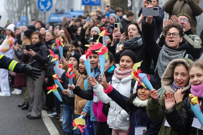 Olympic Winter Games Milano-Cortina 2026. Olympic Flame Passage. 06.02.2026
