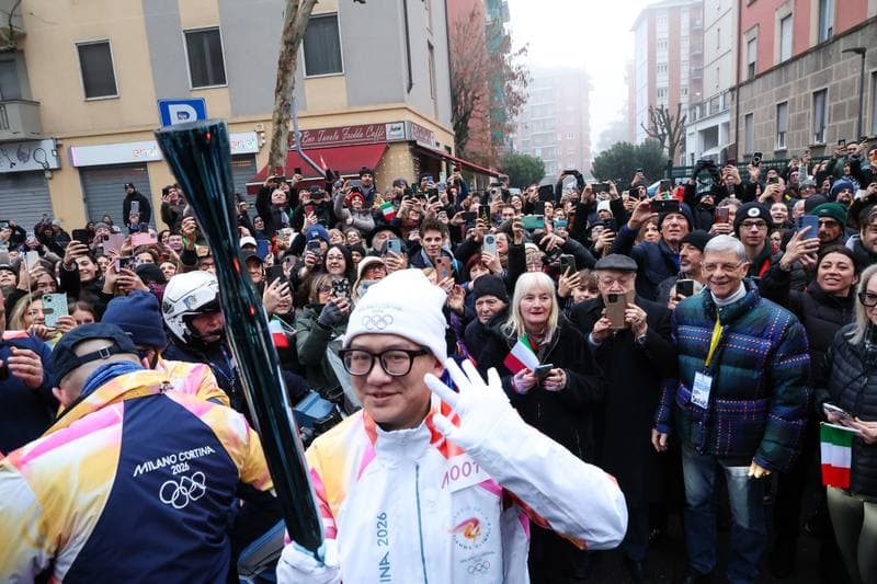 Olympic Winter Games Milano-Cortina 2026. Olympic Flame Passage. 06.02.2026