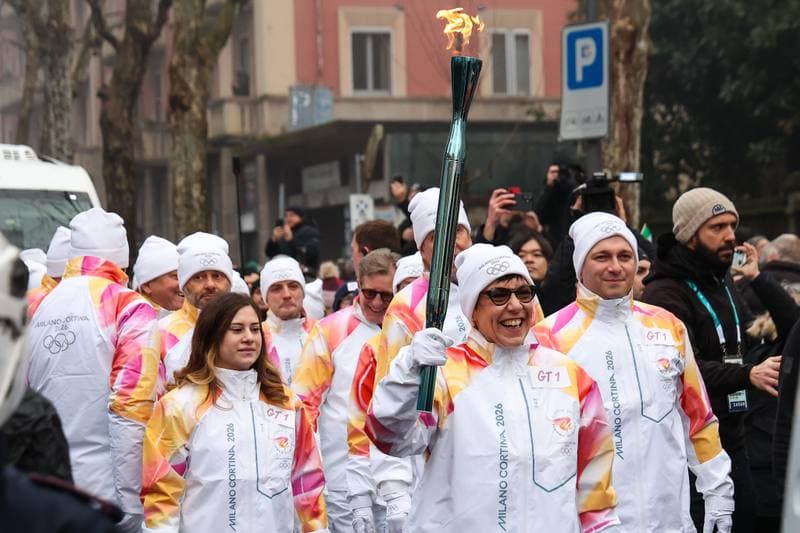 Olympic Winter Games Milano-Cortina 2026. Olympic Flame Passage. 06.02.2026