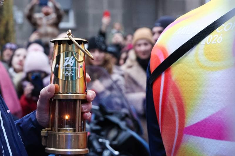 Olympic Winter Games Milano-Cortina 2026. Olympic Flame Passage. 06.02.2026