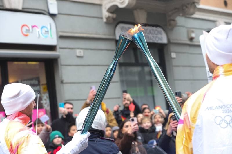 Olympic Winter Games Milano-Cortina 2026. Olympic Flame Passage. 06.02.2026