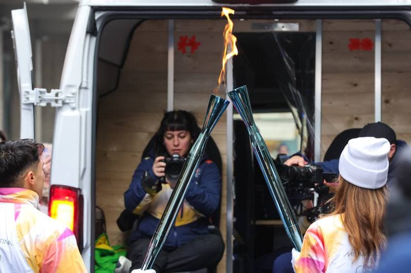 Olympic Winter Games Milano-Cortina 2026. Olympic Flame Passage. 06.02.2026