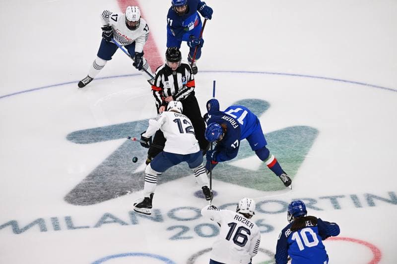 Ice Hockey. Olympic Winter Games Milano-Cortina 2026. Italy - France. 05.02.2026