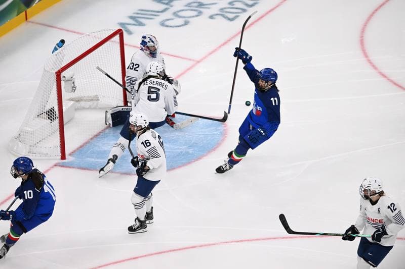 Ice Hockey. Olympic Winter Games Milano-Cortina 2026. Italy - France. 05.02.2026