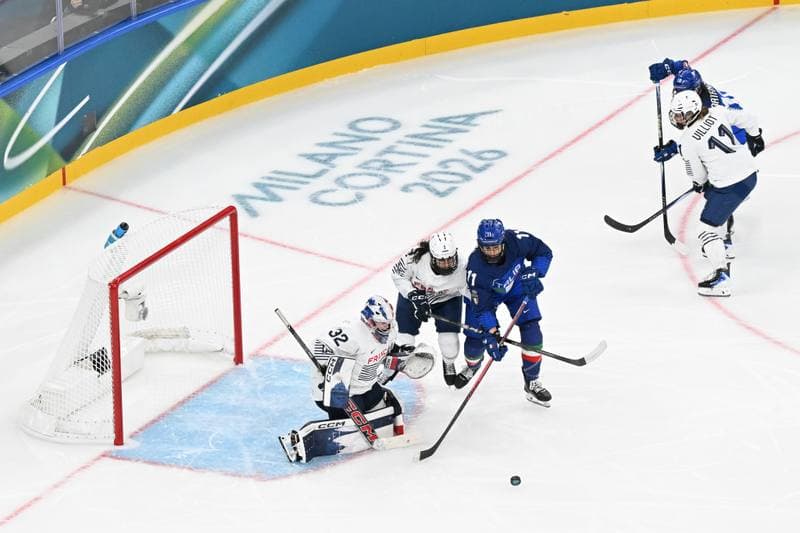 Ice Hockey. Olympic Winter Games Milano-Cortina 2026. Italy - France. 05.02.2026
