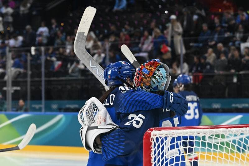 Ice Hockey. Olympic Winter Games Milano-Cortina 2026. Italy - France. 05.02.2026