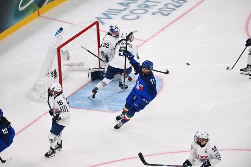 Ice Hockey. Olympic Winter Games Milano-Cortina 2026. Italy - France. 05.02.2026