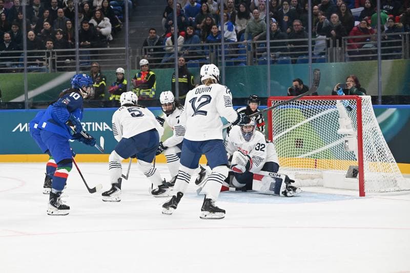 Ice Hockey. Olympic Winter Games Milano-Cortina 2026. Italy - France. 05.02.2026