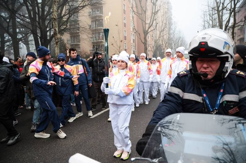 Olympic Winter Games Milano-Cortina 2026. Olympic Flame Passage. 06.02.2026
