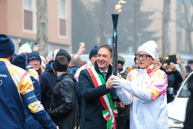 Olympic Winter Games Milano-Cortina 2026. Olympic Flame Passage. 06.02.2026