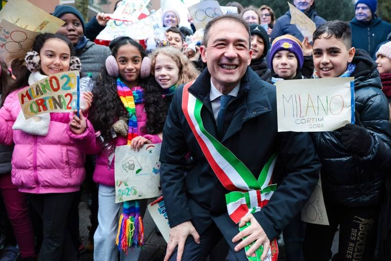 Olympic Winter Games Milano-Cortina 2026. Olympic Flame Passage. 06.02.2026