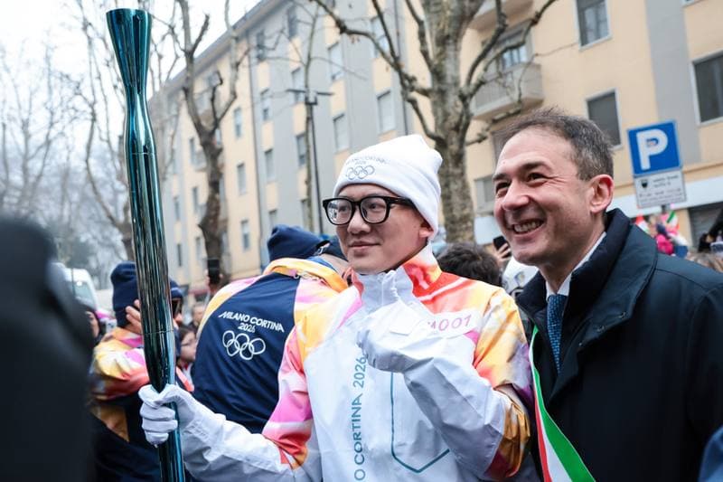 Olympic Winter Games Milano-Cortina 2026. Olympic Flame Passage. 06.02.2026