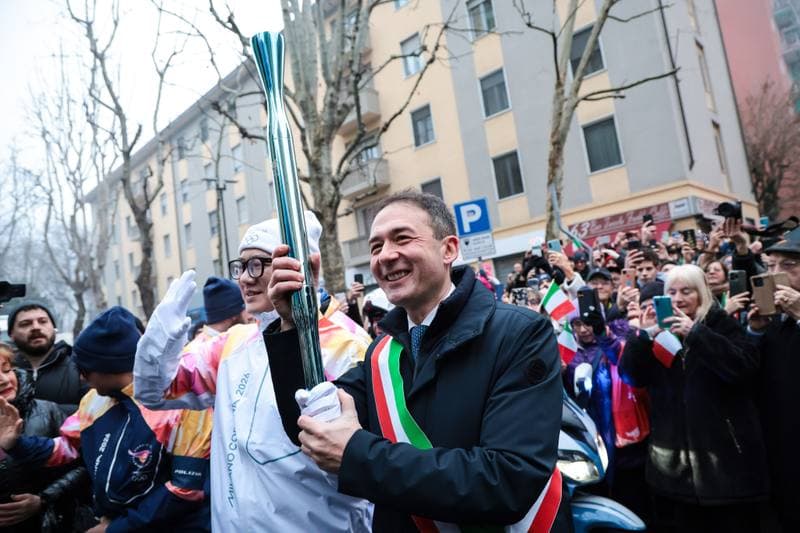 Olympic Winter Games Milano-Cortina 2026. Olympic Flame Passage. 06.02.2026