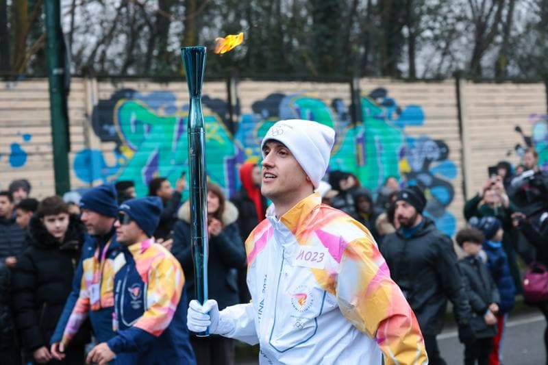 Olympic Winter Games Milano-Cortina 2026. Olympic Flame Passage. 06.02.2026