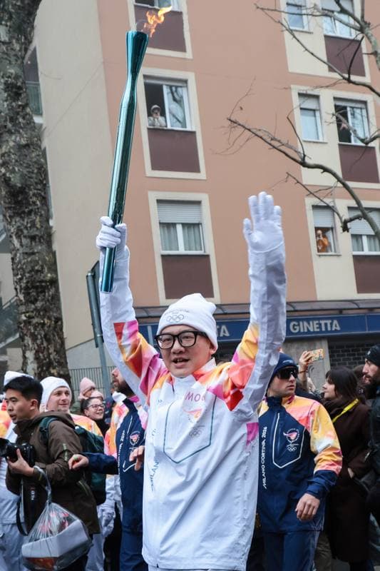 Olympic Winter Games Milano-Cortina 2026. Olympic Flame Passage. 06.02.2026