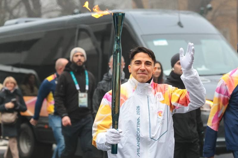 Olympic Winter Games Milano-Cortina 2026. Olympic Flame Passage. 06.02.2026