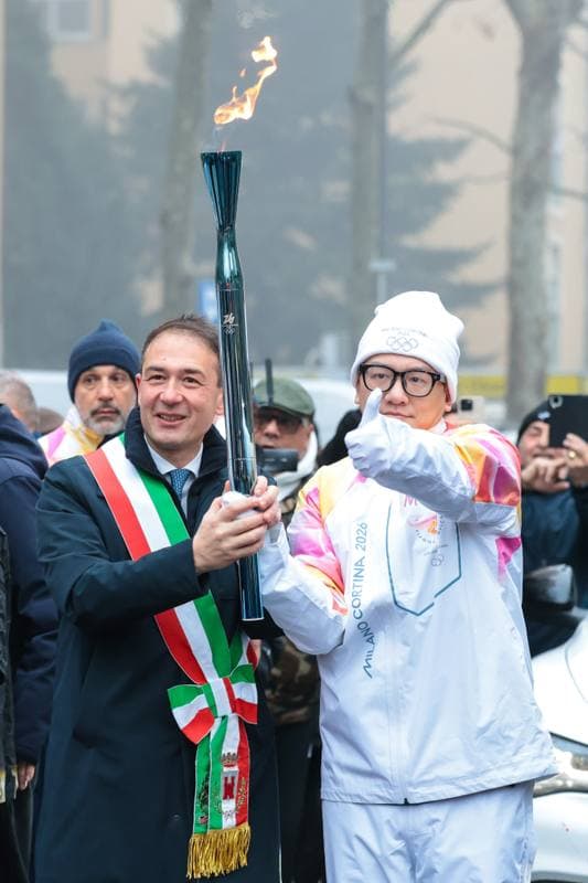 Olympic Winter Games Milano-Cortina 2026. Olympic Flame Passage. 06.02.2026