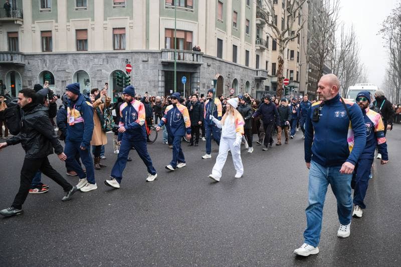 Olympic Winter Games Milano-Cortina 2026. Olympic Flame Passage. 06.02.2026