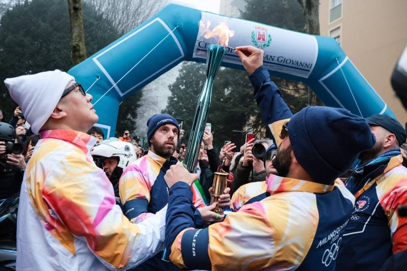 Olympic Winter Games Milano-Cortina 2026. Olympic Flame Passage. 06.02.2026