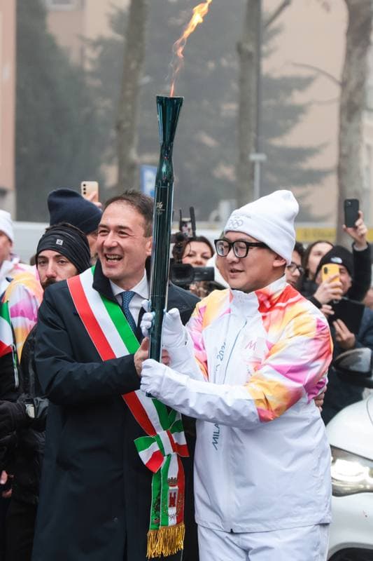 Olympic Winter Games Milano-Cortina 2026. Olympic Flame Passage. 06.02.2026