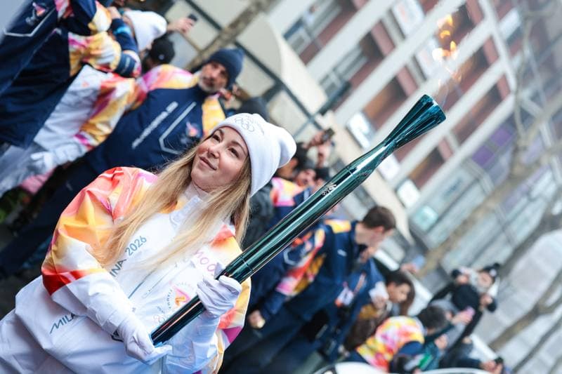 Olympic Winter Games Milano-Cortina 2026. Olympic Flame Passage. 06.02.2026