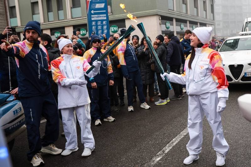 Olympic Winter Games Milano-Cortina 2026. Olympic Flame Passage. 06.02.2026
