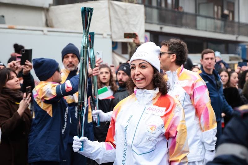 Olympic Winter Games Milano-Cortina 2026. Olympic Flame Passage. 06.02.2026