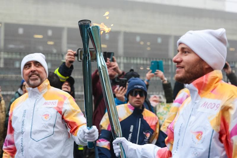 Olympic Winter Games Milano-Cortina 2026. Olympic Flame Passage. 06.02.2026