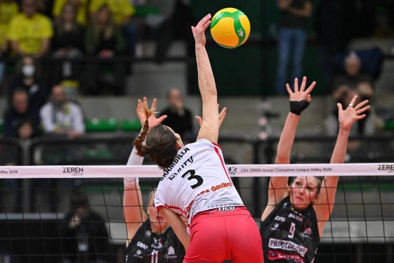 Volleyball. CEV Champions League Women. A. Carraro Prosecco DOC Conegliano - LKS Commercecon Lodz. 16.03.2026
