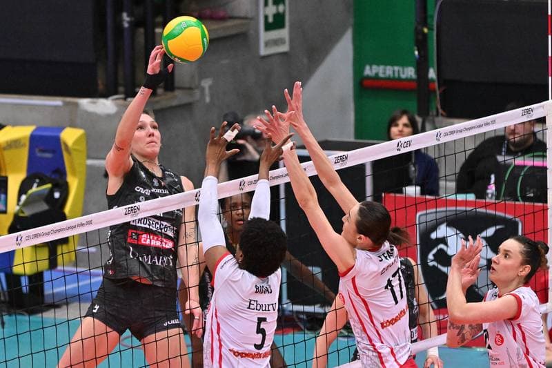 Volleyball. CEV Champions League Women. A. Carraro Prosecco DOC Conegliano - LKS Commercecon Lodz. 16.03.2026