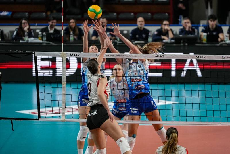 Volleyball. CEV Champions League Women. Igor Gorgonzola Novara - Sport Lisboa e Benfica. 04.02.2026