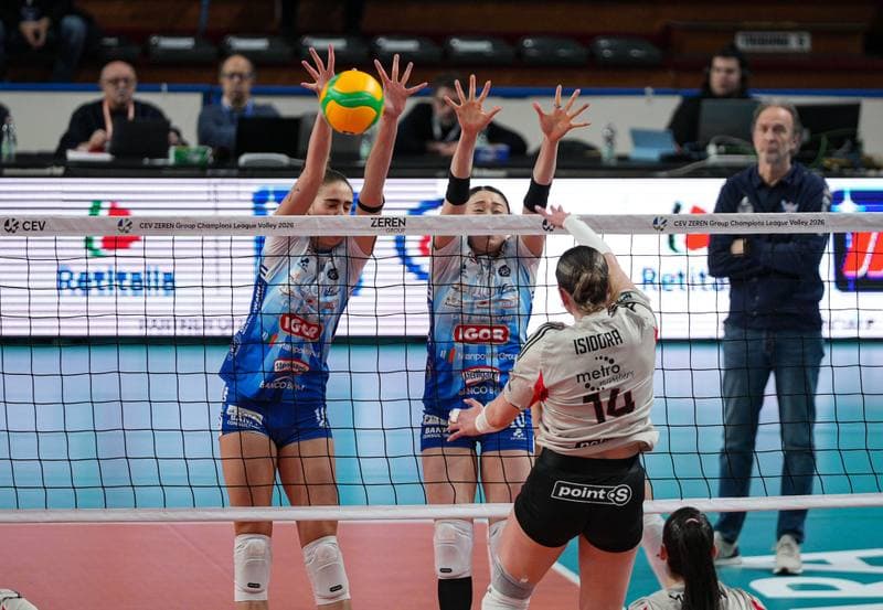 Volleyball. CEV Champions League Women. Igor Gorgonzola Novara - Sport Lisboa e Benfica. 04.02.2026