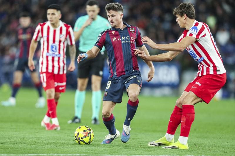 Football. La Liga. Levante - Atletico Madrid. 31.01.2026