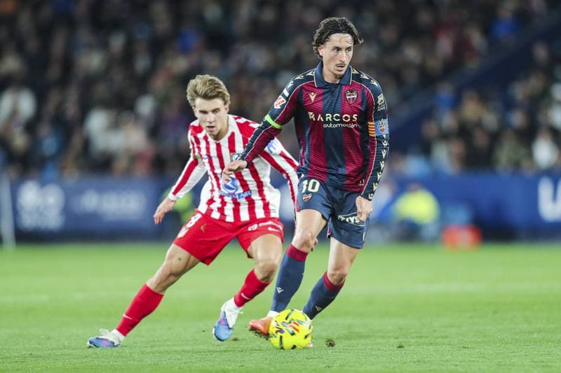 Football. La Liga. Levante - Atletico Madrid. 31.01.2026