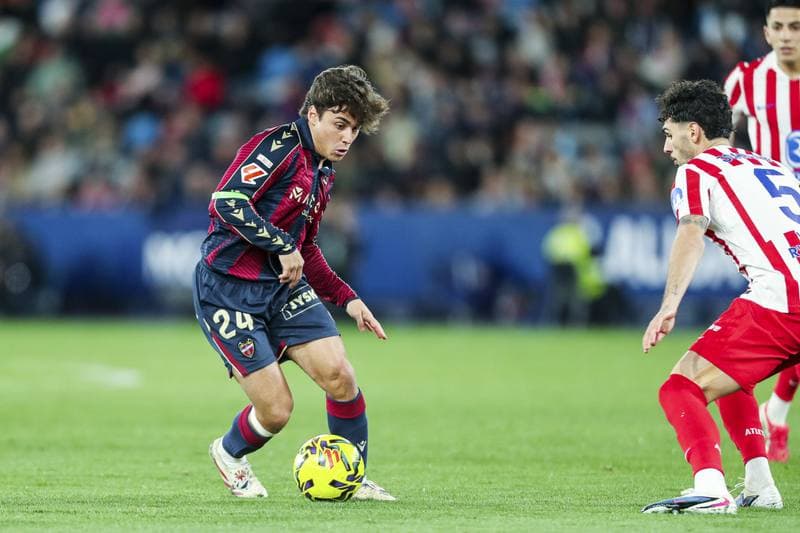 Football. La Liga. Levante - Atletico Madrid. 31.01.2026