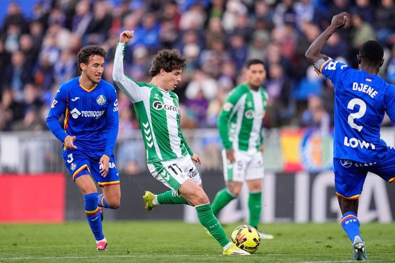 Football. La Liga. Getafe - Real Betis. 08.03.2026