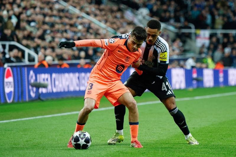 Football. UEFA Champions League. Newcastle - Barcelona. 10.03.2026