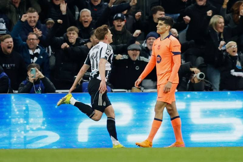 Football. UEFA Champions League. Newcastle - Barcelona. 10.03.2026