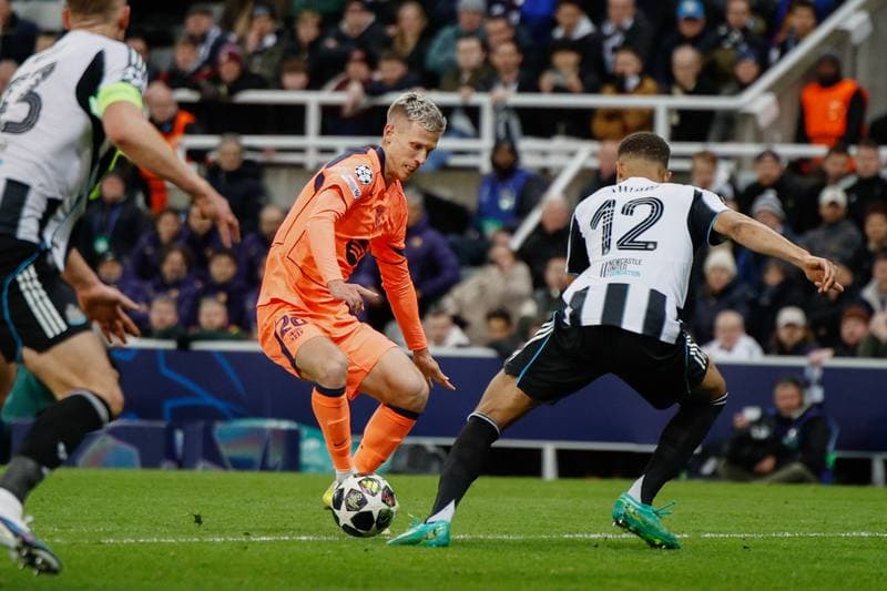 Football. UEFA Champions League. Newcastle - Barcelona. 10.03.2026