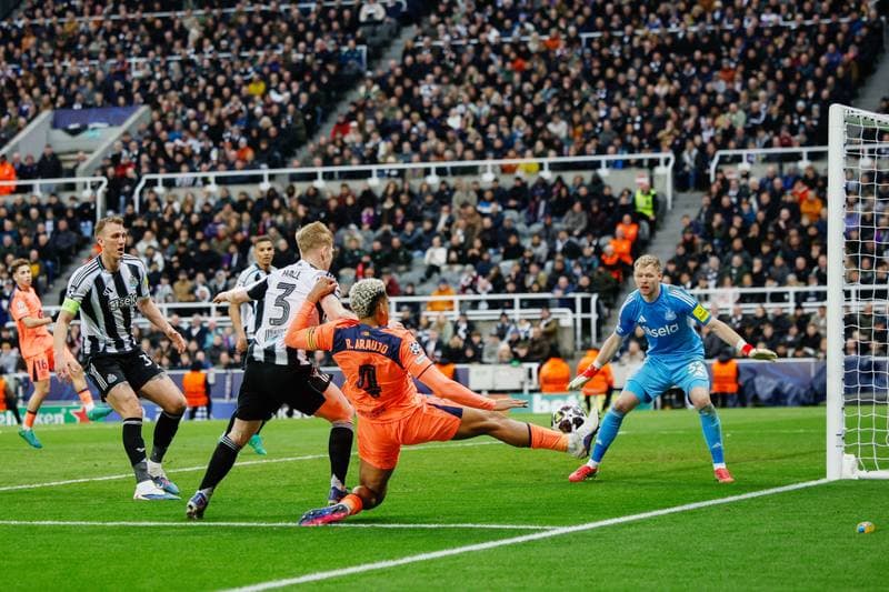 Football. UEFA Champions League. Newcastle - Barcelona. 10.03.2026