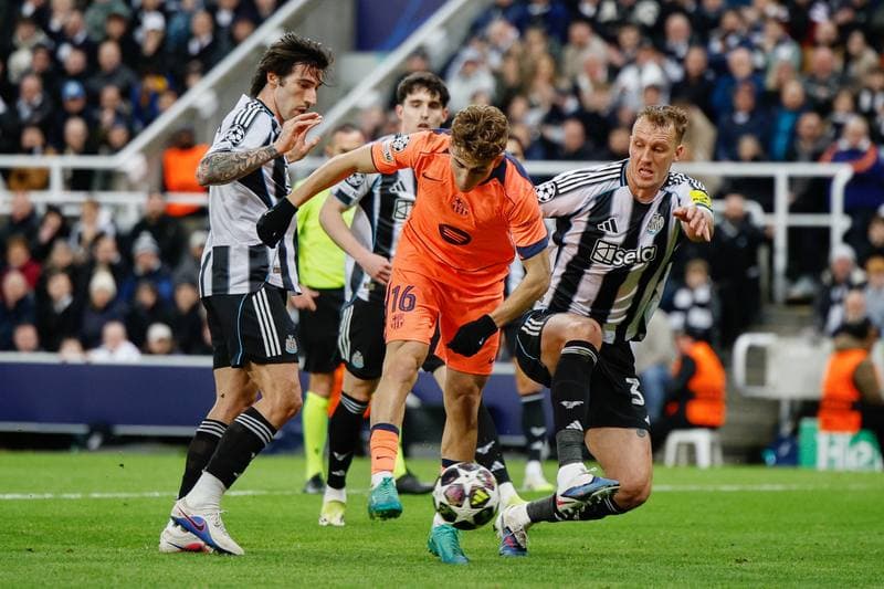 Football. UEFA Champions League. Newcastle - Barcelona. 10.03.2026